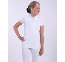 QHP Wedstrijdshirt Femmie Junior Wit