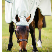 Horseware Rambo hoody eczeem zomerdeken Pony Beige Bordeaux