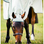 Horseware Horseware Rambo hoody eczeem zomerdeken Pony Beige Bordeaux
