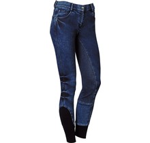 Rijbroek Denim Crete Full Grip Ebony Blauw Jeans