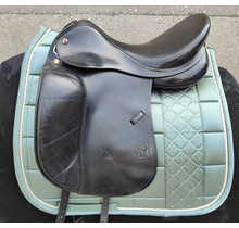 2dehands dressuurzadel Prestige top dressage 17 inch medium boom