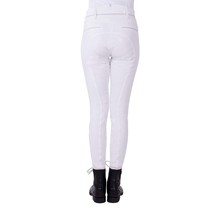 QHP Rijbroek Carrie full grip Highwaist Wit