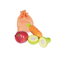 Beloning speelgoed hobbyhorse appel wortel peer