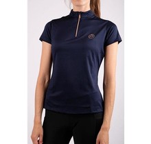 Everly Dames Sportshirt Navy Rosegold