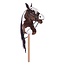 HKM HKM Stokpaard professioneel Hobby horse Pinto wit / Bruin bont