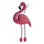 HKM Stalknuffel flamingo roze