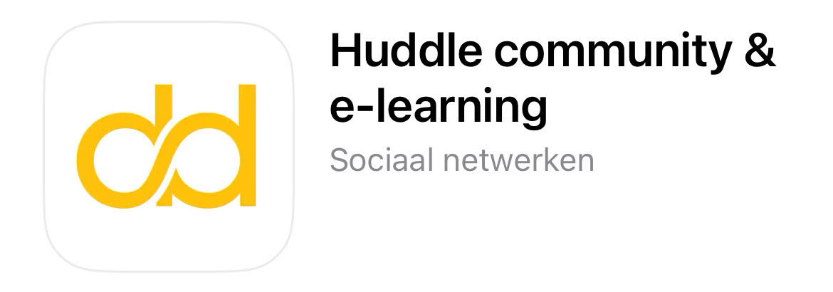 Voorbeeld Huddle app