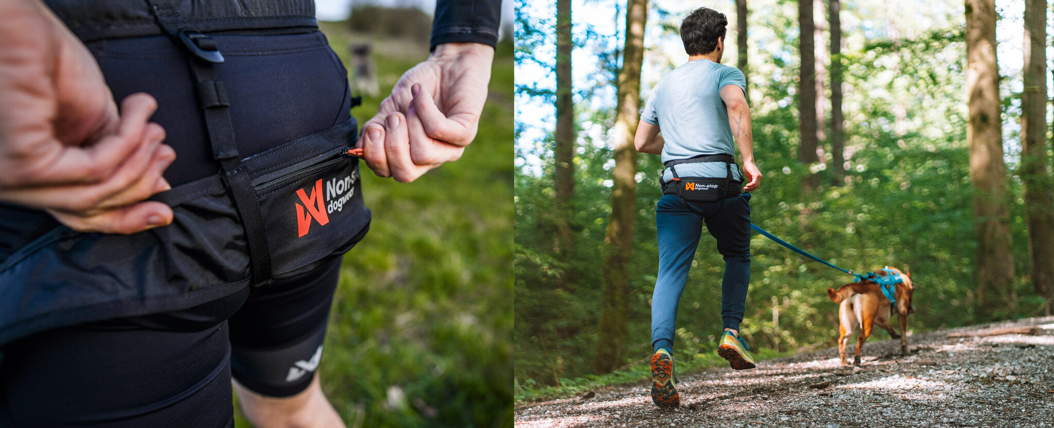 Non-stop CaniX Belt 2.0 Zwart