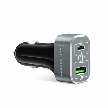 Pepper Jobs PDQC63W 63 Watt PD & QC 3.0 Car Charger