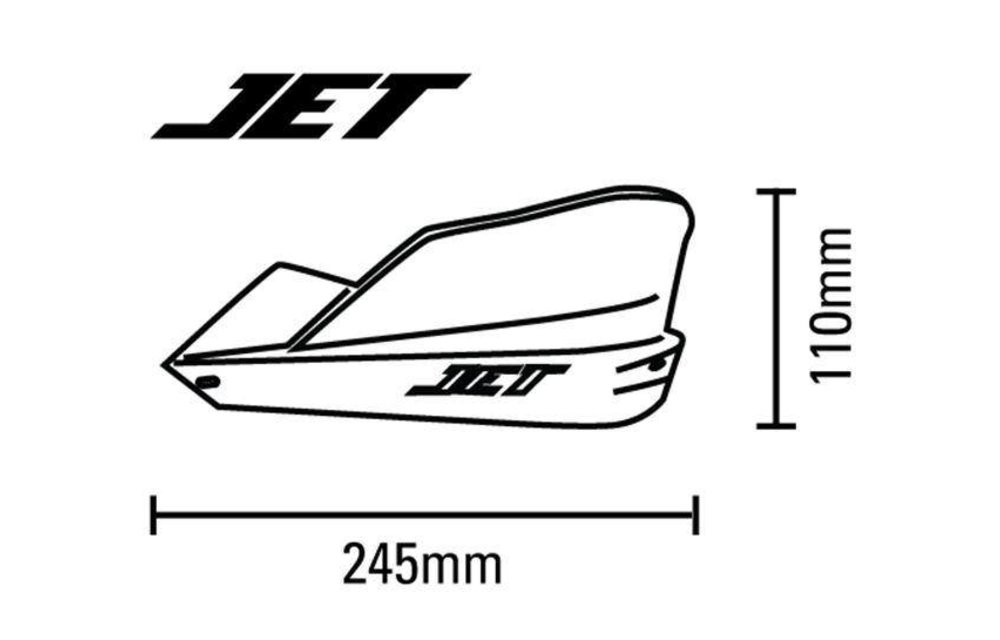 BarkBusters JET Handguards - Plastic only
