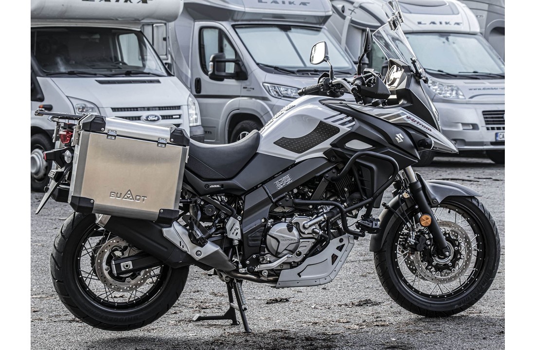 BUMOT Defender EVO zijkoffersysteem voor de Suzuki DL 650 2017+