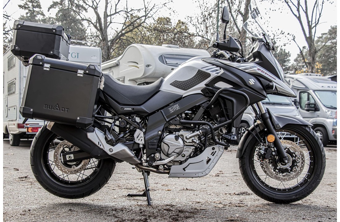 BUMOT Defender EVO zijkoffersysteem voor de Suzuki DL 650 2017+