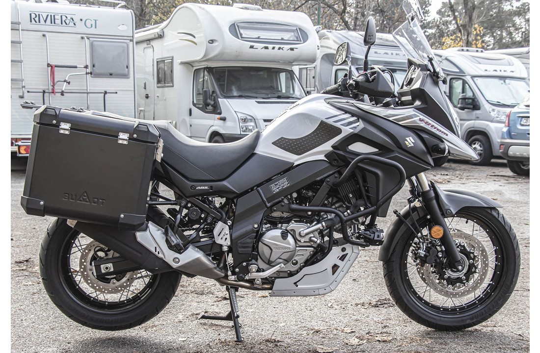 BUMOT Defender EVO zijkoffersysteem voor de Suzuki DL 650 2017+