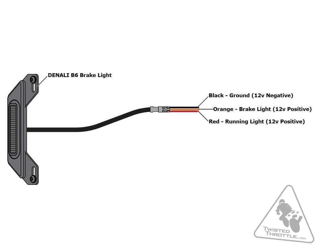 DENALI B6 License Plate Brake Light