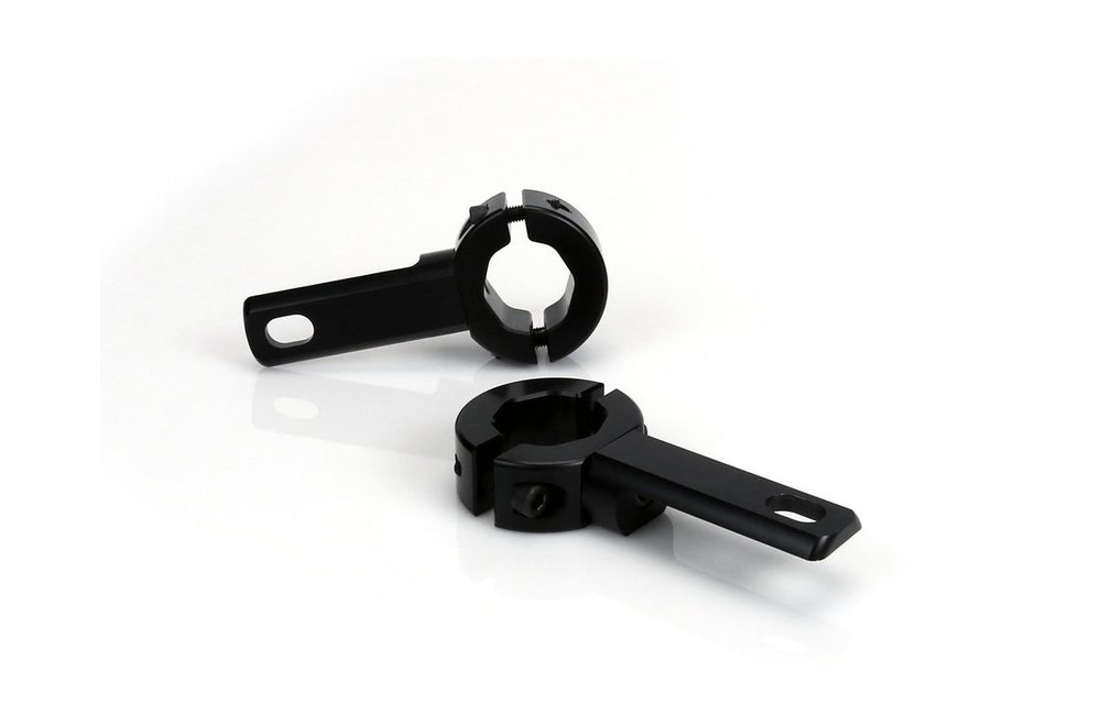 DENALI Driving Light Mount - Articulating Bar Clamp 21mm-29mm, Black