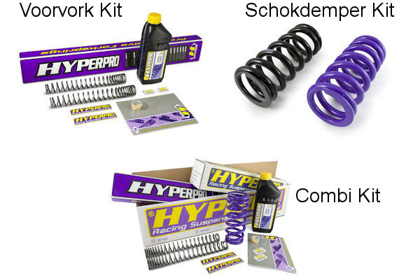 Hyperpro Progressive springs - Triumph Tiger 800 XC ('11 - '15)