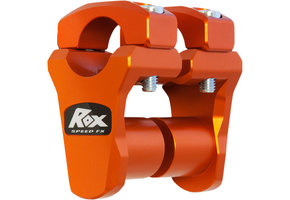 ROX Pivoting Handlebar Riser 1 3/4" Rise x 1 1/8" Handlebar Clamp x 1 1/8" Handlebar (28mm handlebar)