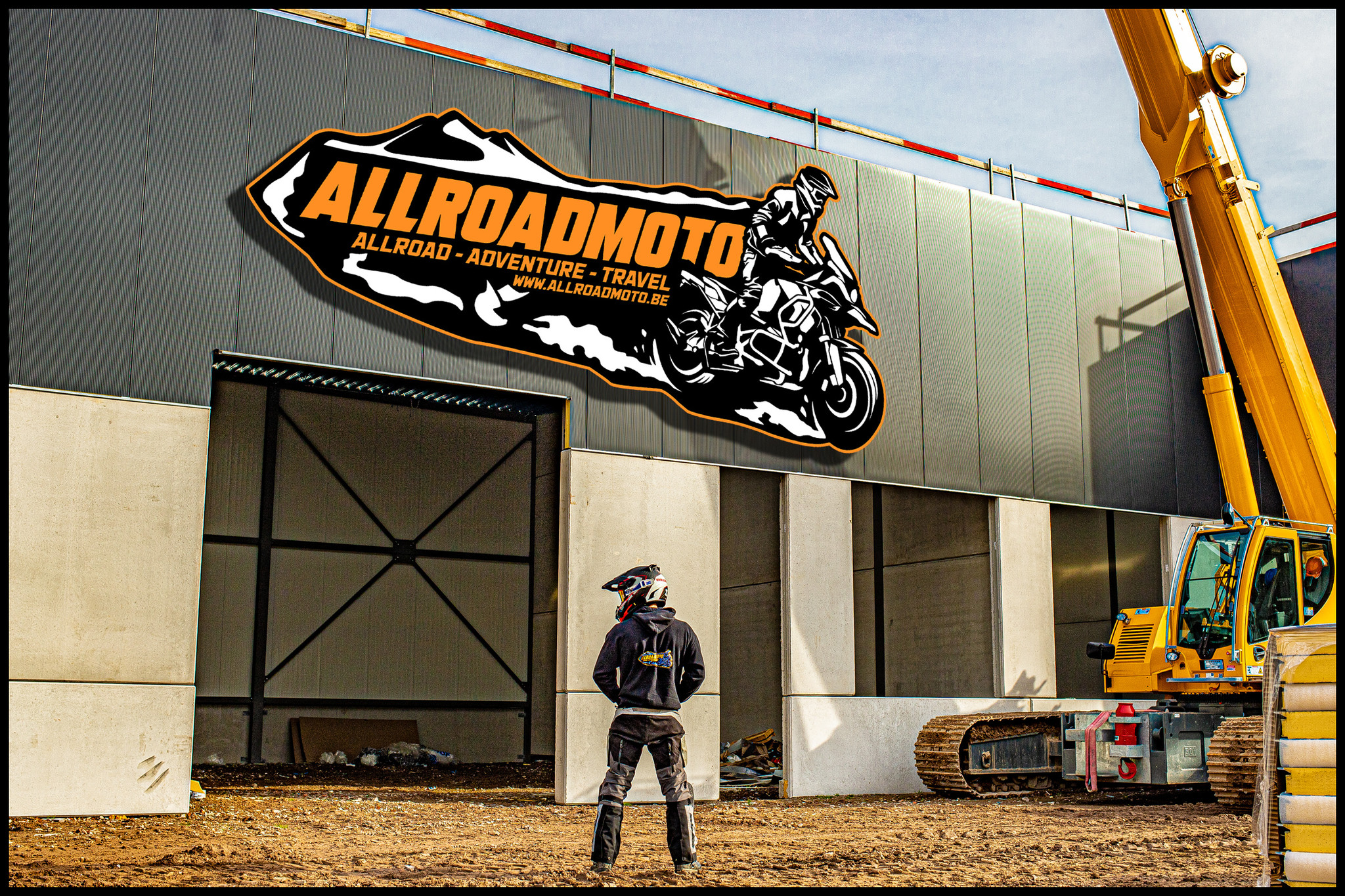 Werken nieuwe winkel Allroadmoto