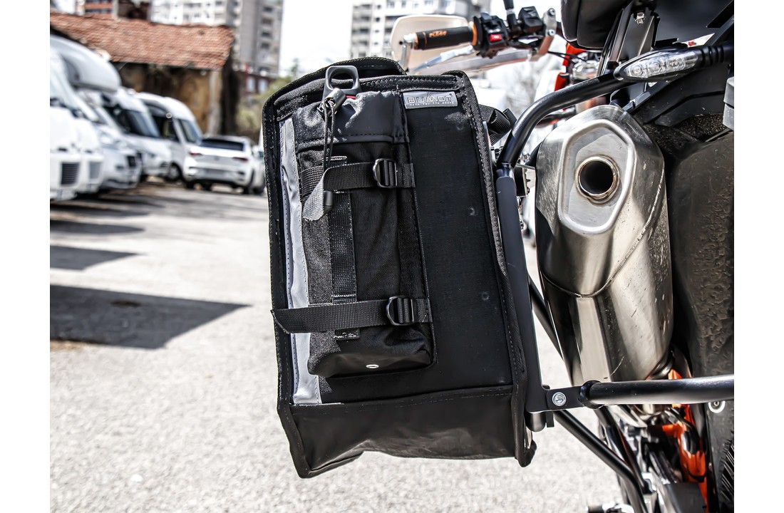 BUMOT Xtremada soft panniers for the KTM 690 Enduro R