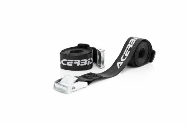 Acerbis Tie Downs - Tension Strap - Strap 25mm (Per Pair) BLACK