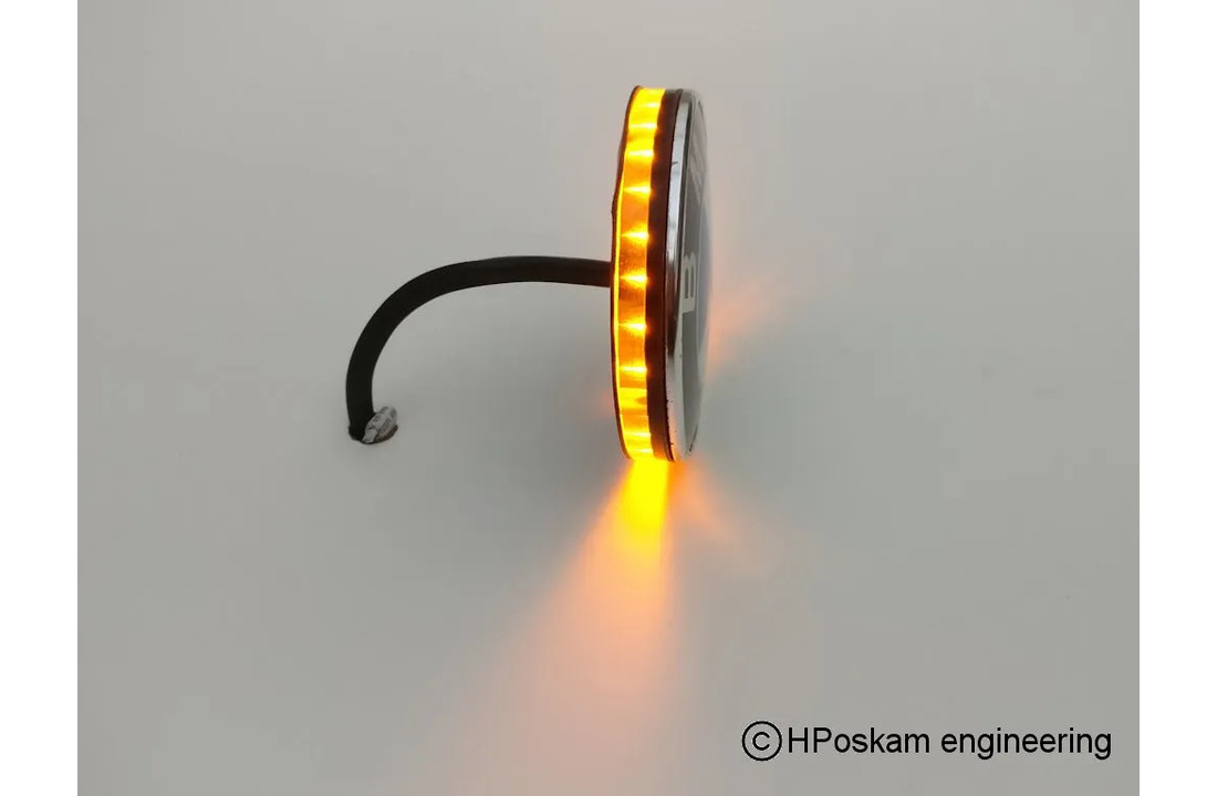 HPoskam BMW LED emblem indicator lights 70 mm (set)