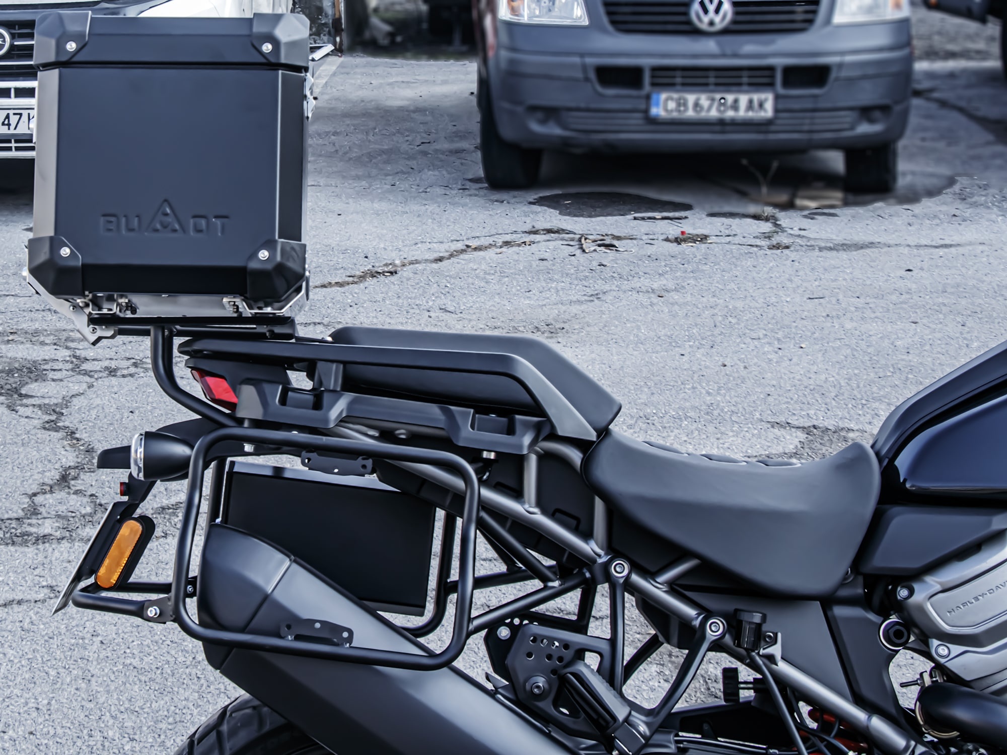 BUMOT Defender EVO Topkofferplaat - Harley-Davidson Pan America 1250 ('21+)