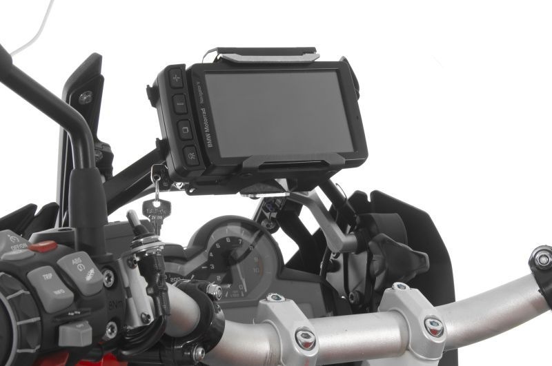 Touratech Handlebar mounting V2.0 BMW Navigator IV, V and VI * lockable * black