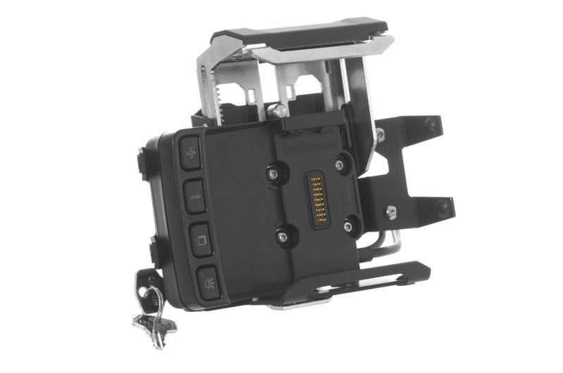 Touratech Handlebar mounting V2.0 BMW Navigator IV, V and VI * lockable * black