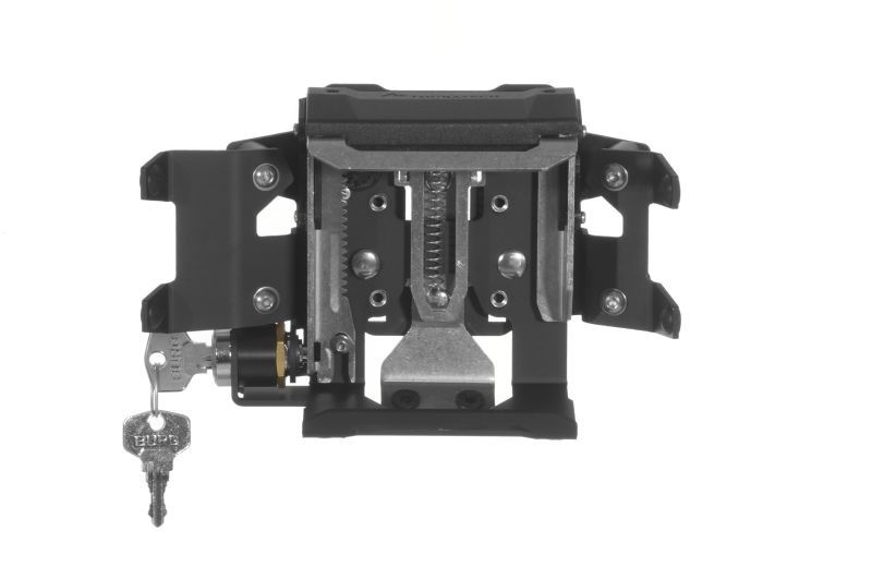 Touratech Handlebar mounting V2.0 BMW Navigator IV, V and VI * lockable * black