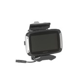Touratech Handlebar mount motorbike for TomTom Rider 40/400/410/450/550, lockable, black anodised