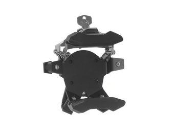 Touratech Handlebar mount motorbike for TomTom Rider 40/400/410/450/550, lockable, black anodised