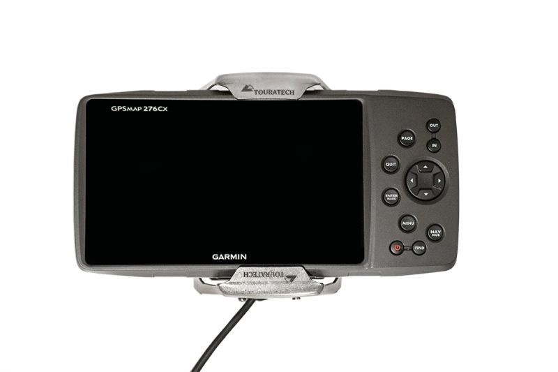Touratech Handlebar mount for Garmin GPSMap 276Cx *lockable* black