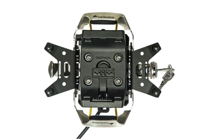 Touratech Handlebar mount for Garmin GPSMap 276Cx *lockable* black