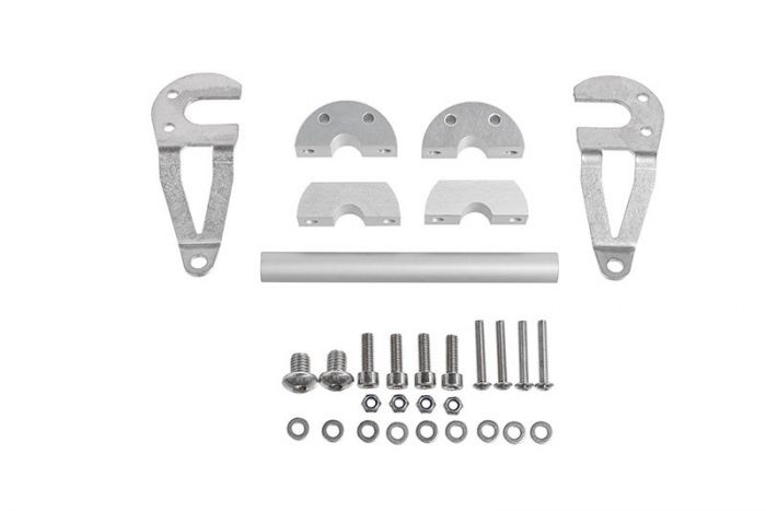 Touratech GPS mounting adapter above instruments - Yamaha Tenere 700 / Aprilia Tuareg 660