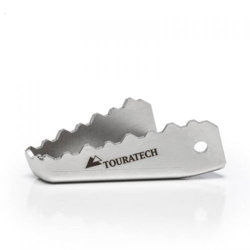 Stainless steel foot brake pedal extension for KTM 1050 Adv/ 1090 Adv/ 1290 Super Adv/ 1190 Adv/ 1190 Adv R/ 890 Adv/ 890 Adv R/ 790 Adv/ 790 Adv R/ 390 Adv/ 690 Enduro (2019-)/ Husqvarna Norden 901