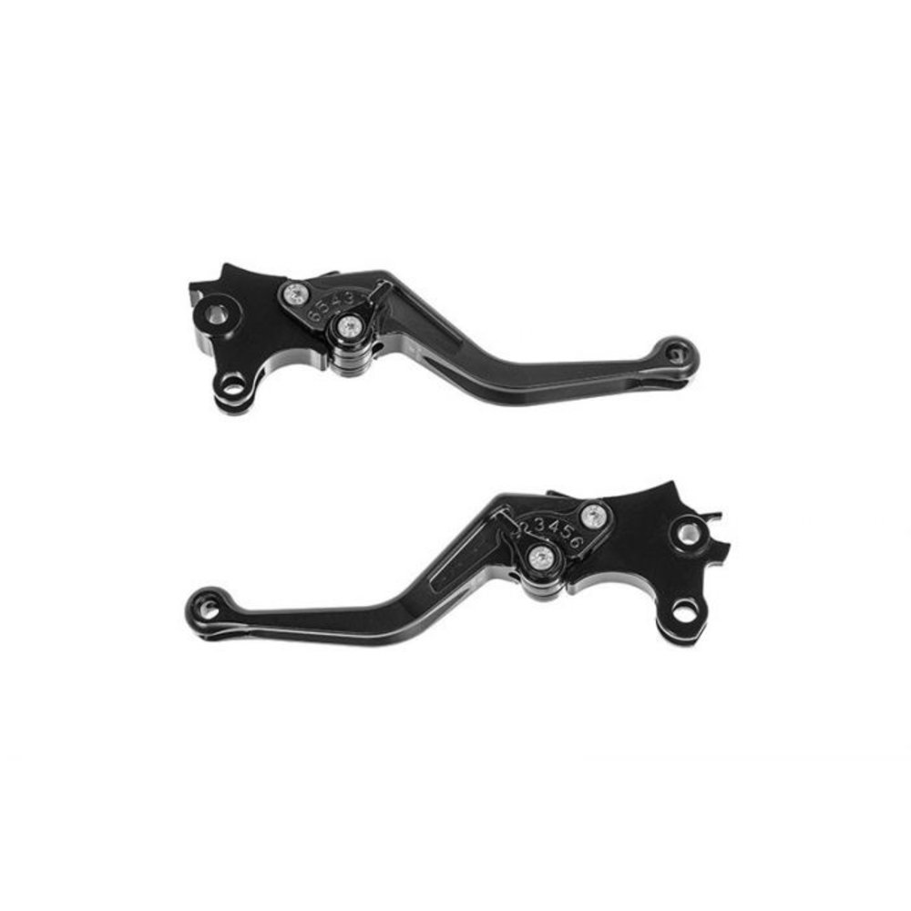 Touratech brake and clutch lever set, adjustable, short version KTM