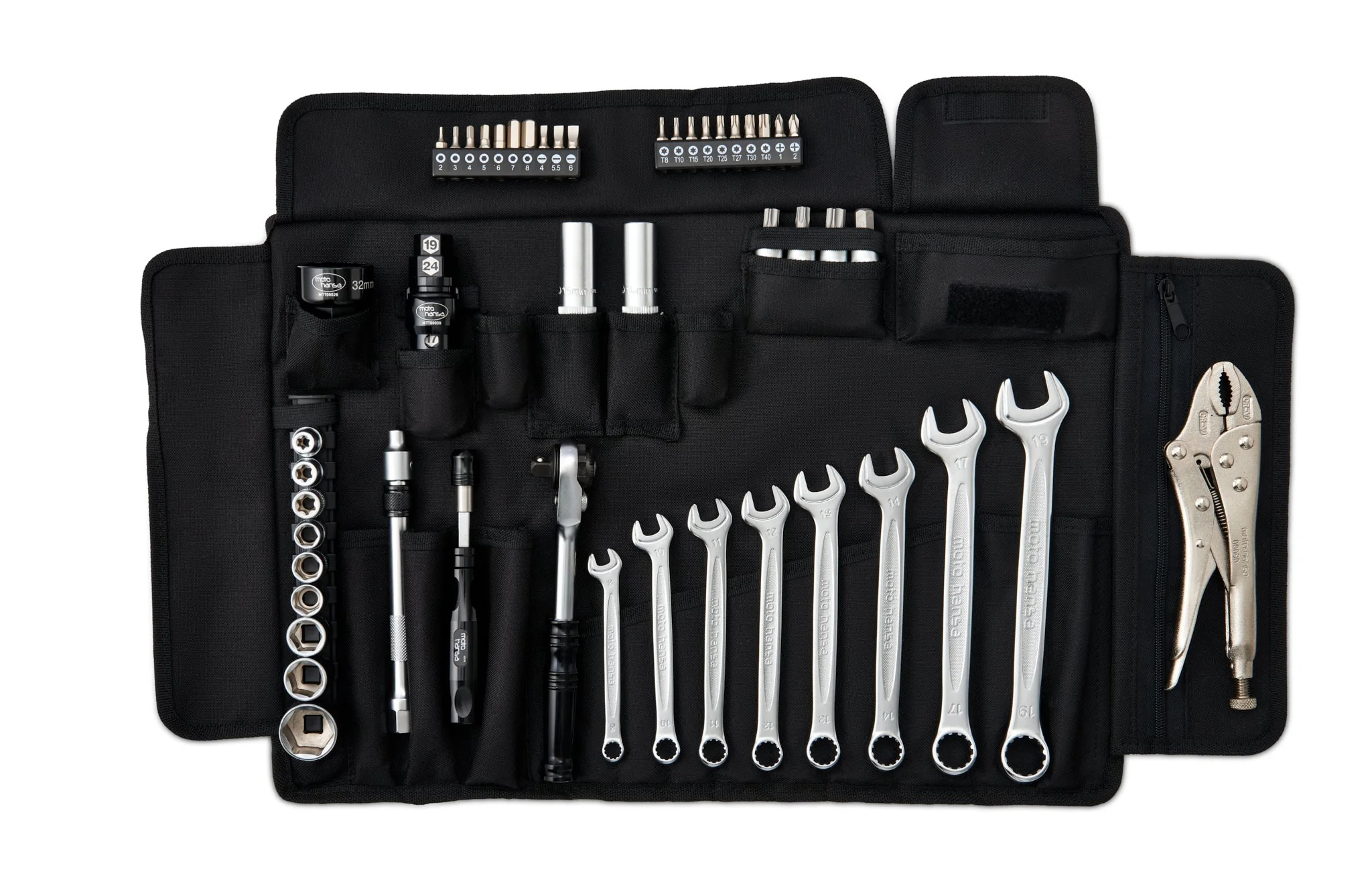 Motohansa Tools - Triple Black Pro Adventure Tool Kit