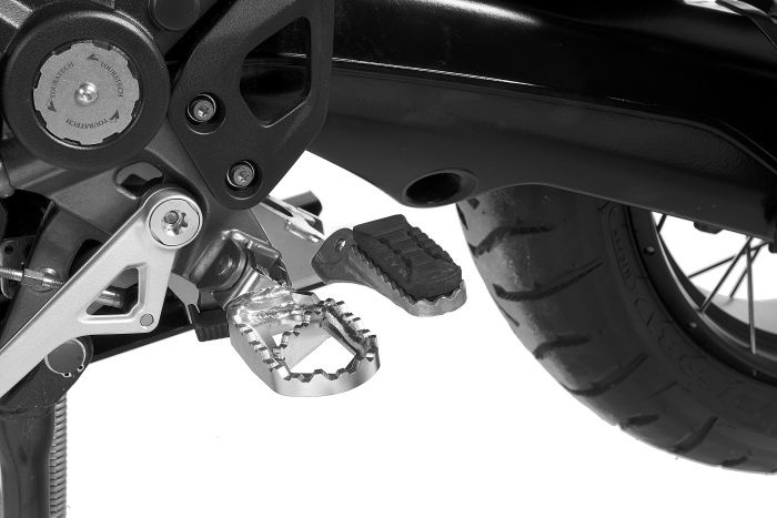 Touratech foot pegs 'Works' - BMW R1300 GS / R1250GS/ R1250GS Adventure/ R1200GS from 2013/ R1200GS Adventure from 2014/ F850GS/ F850GS Adventure/ F750GS