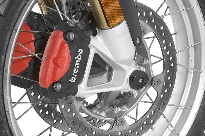 Touratech front axle crash bung (set!) - BMW R1250GS (-2021)/ R1250GS Adventure (-2021)/ R1200GS (LC) / R1200GS Adventure (LC)/ R1250RT/ R1200RT (LC)