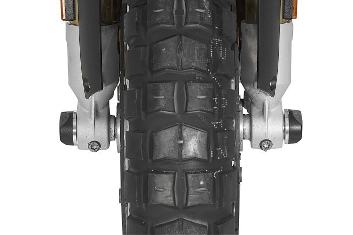 Touratech front axle crash bung (set!) - BMW R1250GS (-2021)/ R1250GS Adventure (-2021)/ R1200GS (LC) / R1200GS Adventure (LC)/ R1250RT/ R1200RT (LC)