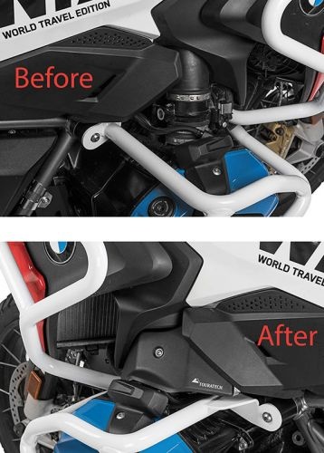 Touratech cover for butterfly valves - BMW R1250GS / R1200GS (+2017)