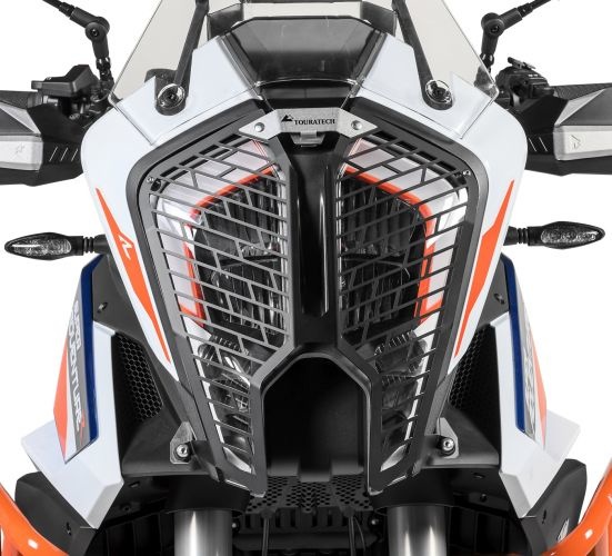 Touratech Headlight protector with quick release fasteners, for KTM 1290 Super Adventure S/R (2021-) *OFFROAD USE ONLY*