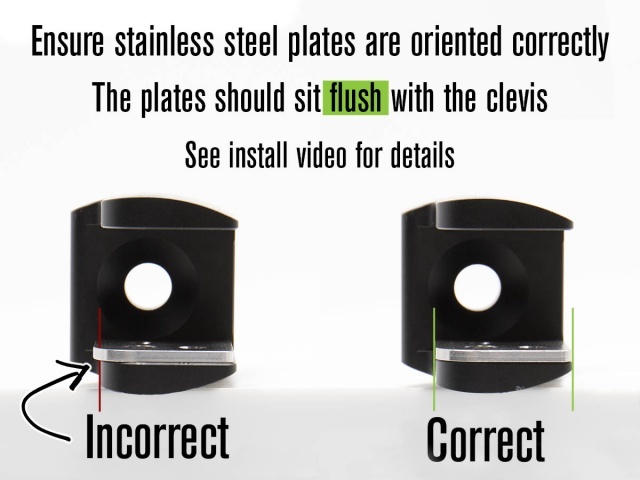 AltRider Universal Highway Foot Pegs for 22mm Ø