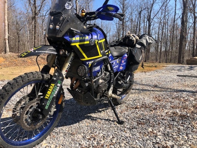 AltRider Verstelbare Alu Zijstandaard - Yamaha Tenere 700