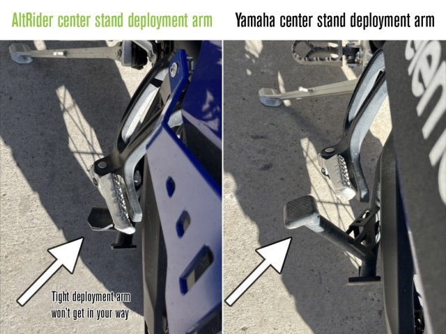 AltRider Aluminium middenstandaard - Yamaha Tenere 700