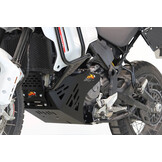 Skid Plate Ducati DESERT X ( 2022 - 2023 ) / To fit Hepco & Becker crash bars - Black