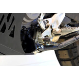 Skid Plate Ducati DESERT X ( 2022 - 2023 ) / To fit Hepco & Becker crash bars - Black