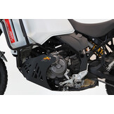 Bodemplaat / Carterplaat Ducati DESERT X ( 2022 - 2023 ) / To fit Hepco & Becker crash bars - Black