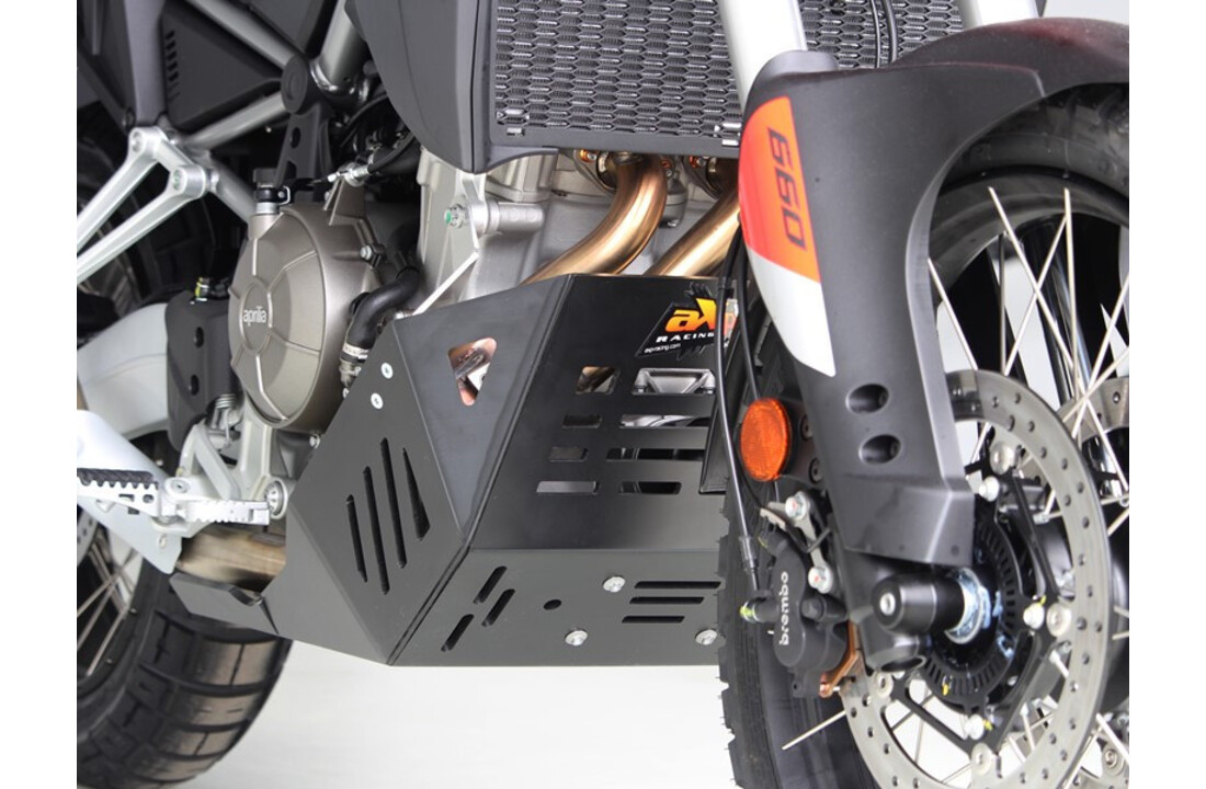 AXP Skid Plate Aprilia Tuareg 660 with linkage guard ( 2020 - 2023 ) - Black