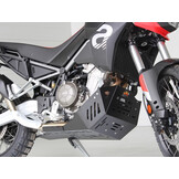 AXP Skid Plate Aprilia Tuareg 660 with linkage guard ( 2020 - 2023 ) - Black